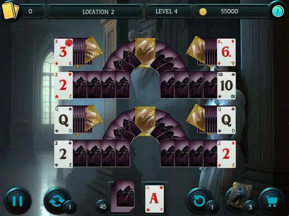 -Mystery Solitaire. The Black Raven 5-游戏截图-好玩游戏库