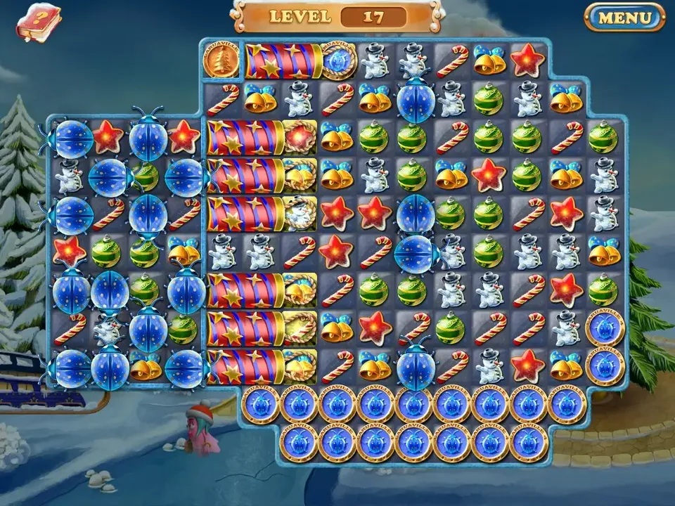 -Laruaville 4 Christmas Match 3 Puzzle-游戏截图-好玩游戏库