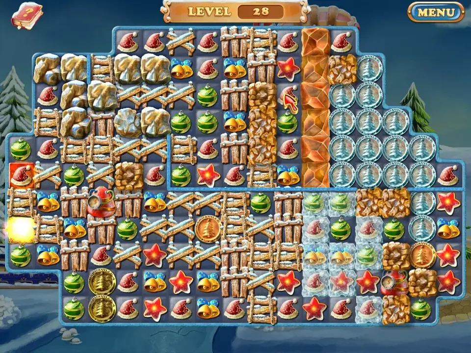 -Laruaville 4 Christmas Match 3 Puzzle-游戏截图-好玩游戏库