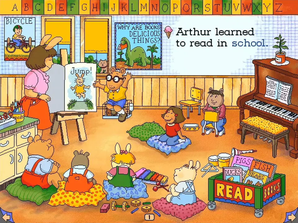 -Arthur's Reading Race-游戏截图-好玩游戏库