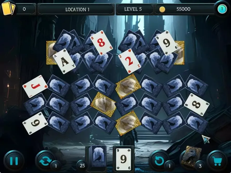 Mystery Solitaire. The Black Raven 4
