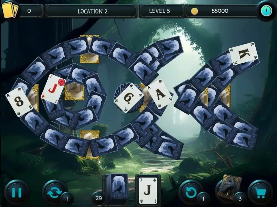 -Mystery Solitaire. The Black Raven 4-游戏截图-好玩游戏库