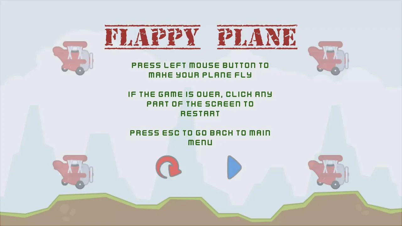-Flappy Plane (gustavohitz)-游戏截图-好玩游戏库