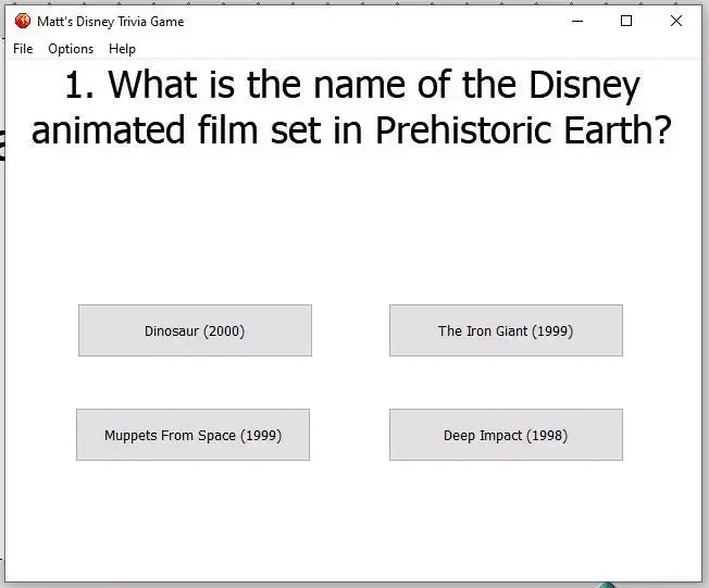 -Matt's Disney Trivia Game-游戏截图-好玩游戏库