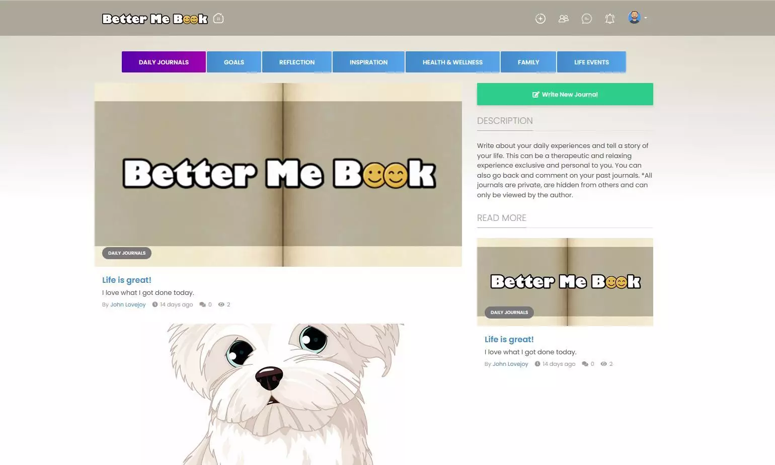 -Better Me Book [Digital Diary and Self Help Platform]-游戏截图-好玩游戏库