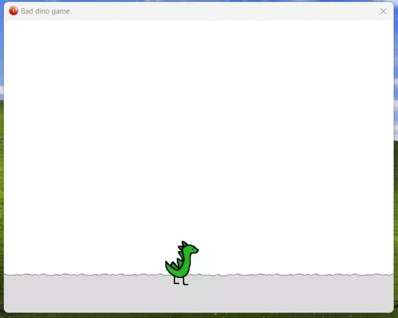 Bad dino game