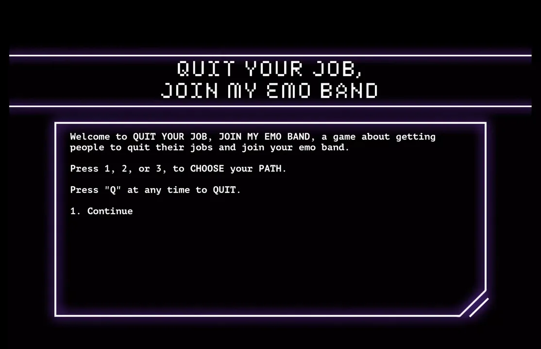 -Quit Your Job, Join My Emo Band (ALPHA)-游戏截图-好玩游戏库