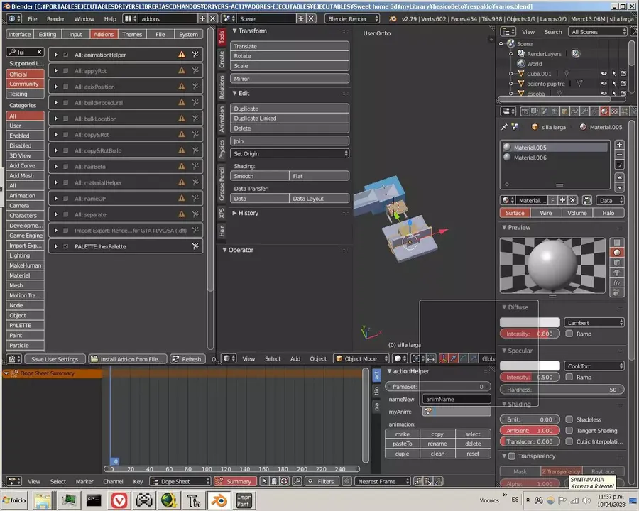 -addon animationHelper blender 2.79-游戏截图-好玩游戏库