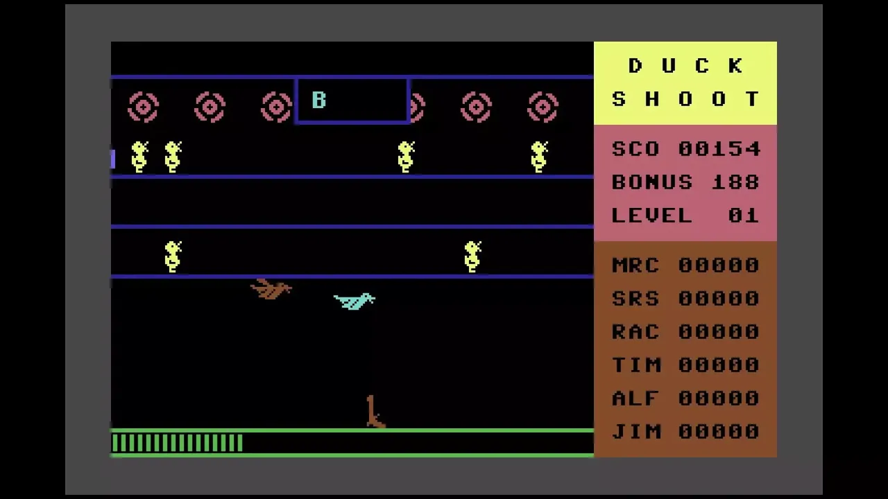 -Duck Shoot (C64/VIC-20)-游戏截图-好玩游戏库