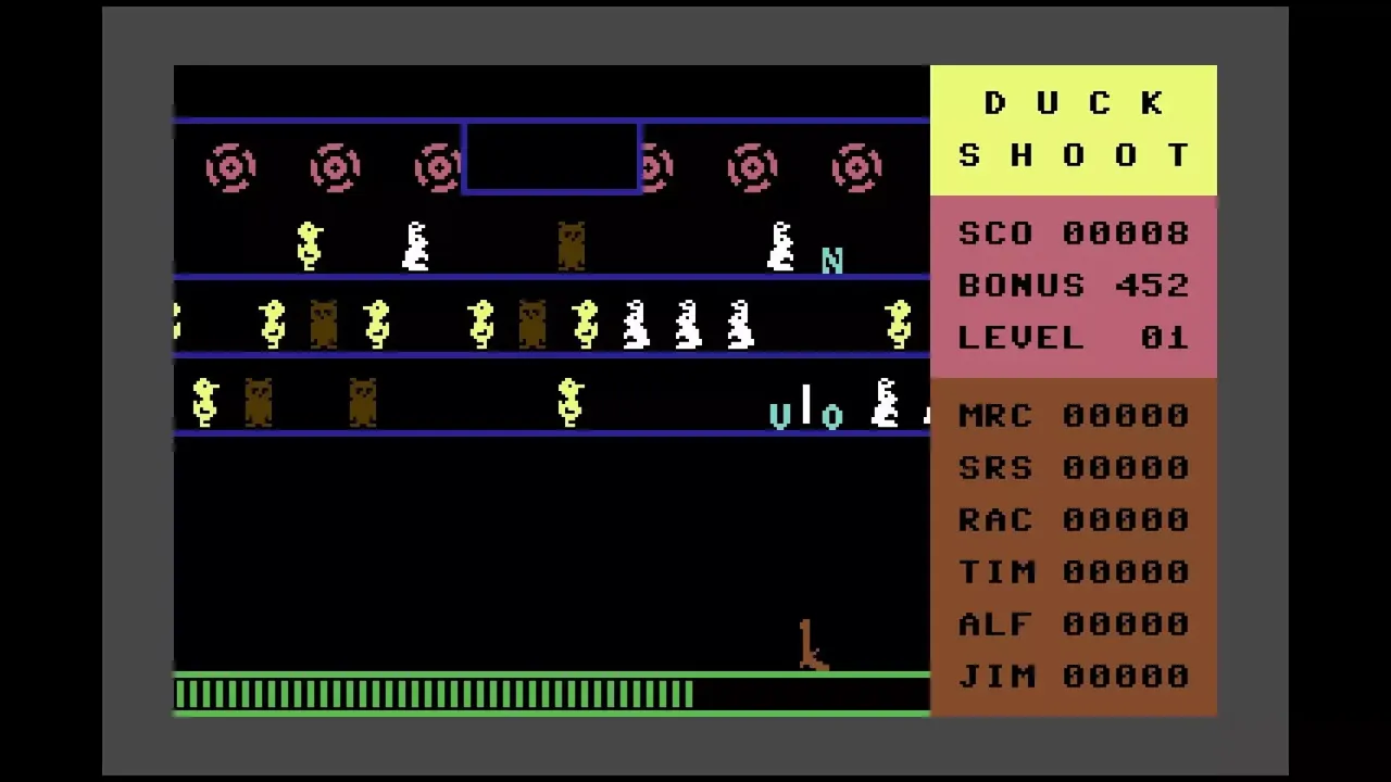 -Duck Shoot (C64/VIC-20)-游戏截图-好玩游戏库