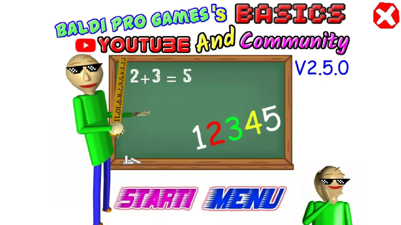 -Baldi Pro Games's Basics Youtube and Community-游戏截图-好玩游戏库