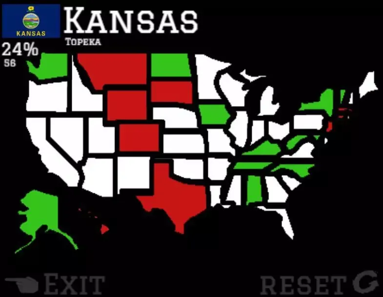 -50 States Quiz (Dorsey Bros.)-游戏截图-好玩游戏库