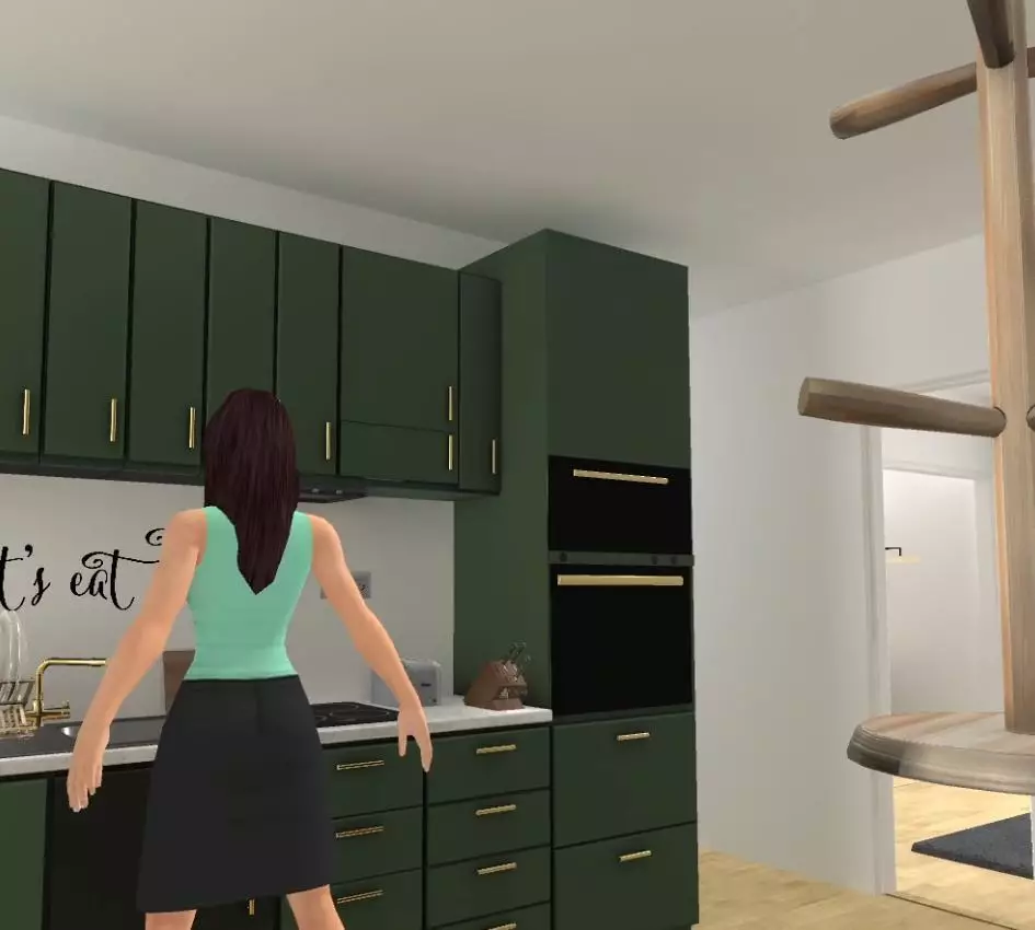 Reversed murder mystery