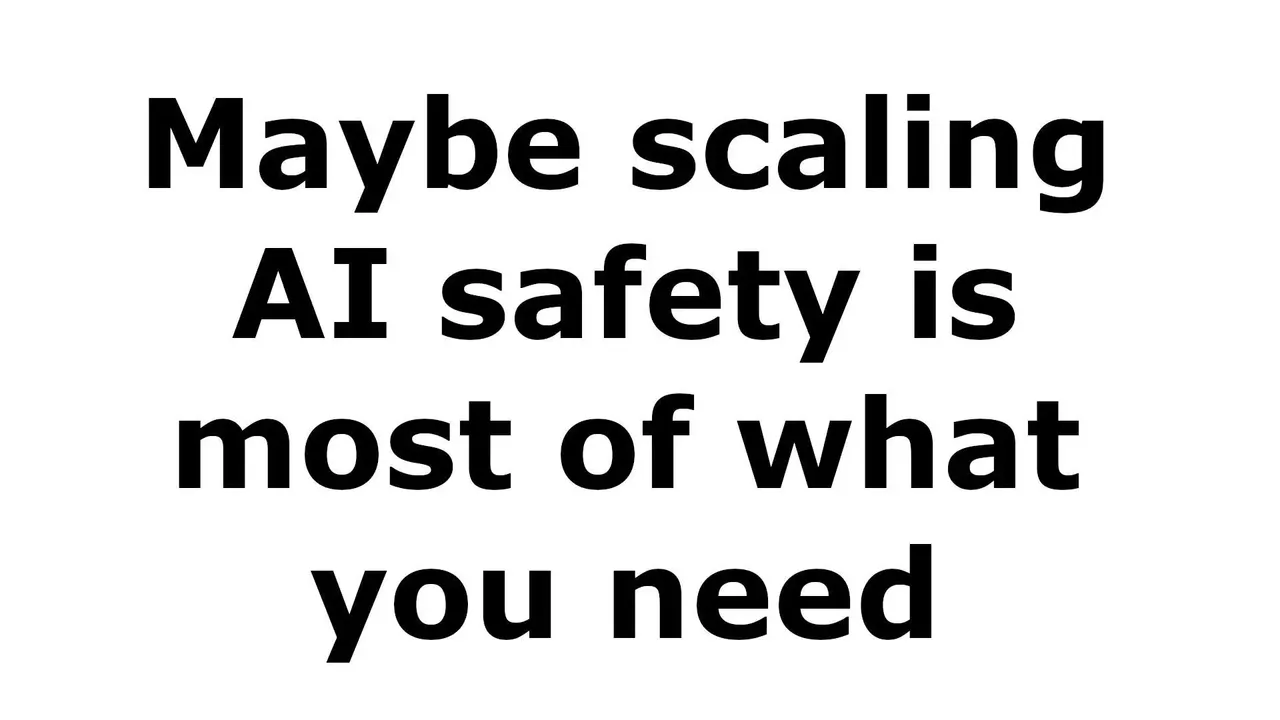 -Scale up AI safety-游戏截图-好玩游戏库