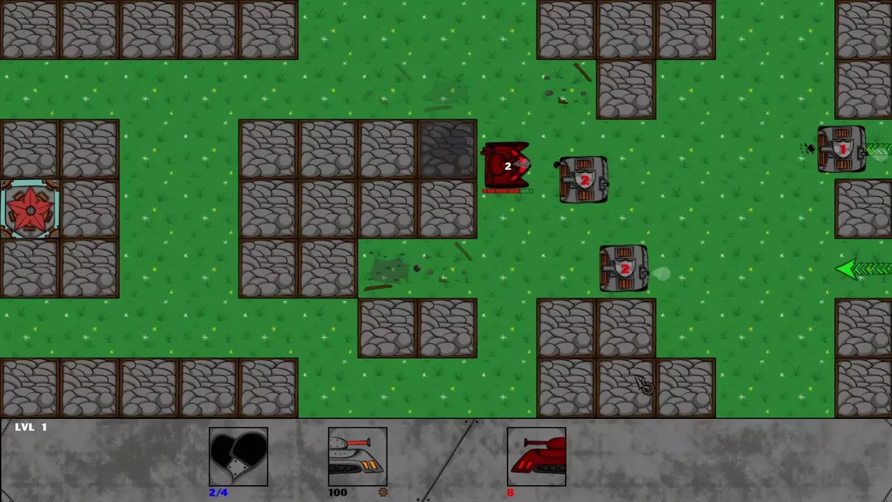 -Early demo version SteamTanks-游戏截图-好玩游戏库