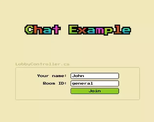 -Chat Example-游戏截图-好玩游戏库