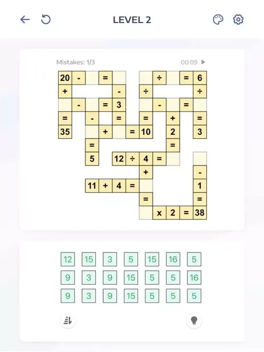 -Math Puzzle Games - Cross Math-游戏截图-好玩游戏库
