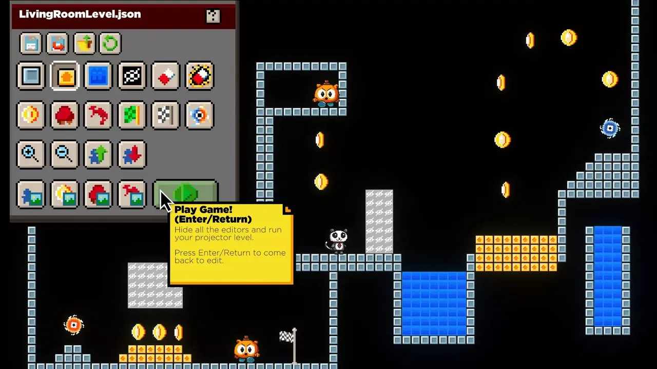 -Pandamander's Projector Platformer-游戏截图-好玩游戏库