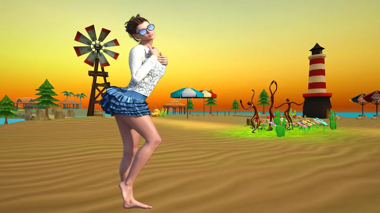 -Virtual ULTIMATE Beach Dancer [HD+]-游戏截图-好玩游戏库