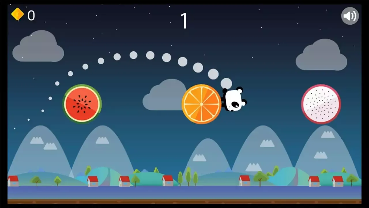 -Runner Fruit Jumping-游戏截图-好玩游戏库