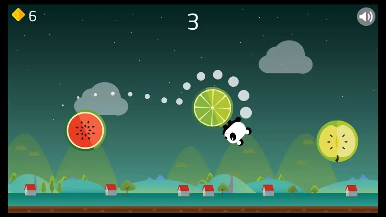 -Runner Fruit Jumping-游戏截图-好玩游戏库