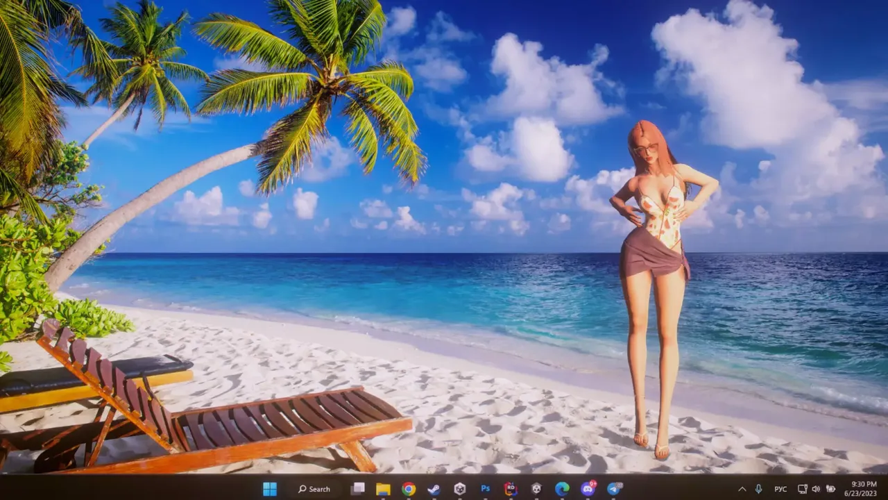 -Desktop Beach Girls-游戏截图-好玩游戏库