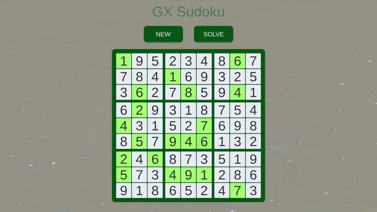 -GX Sudoku-游戏截图-好玩游戏库