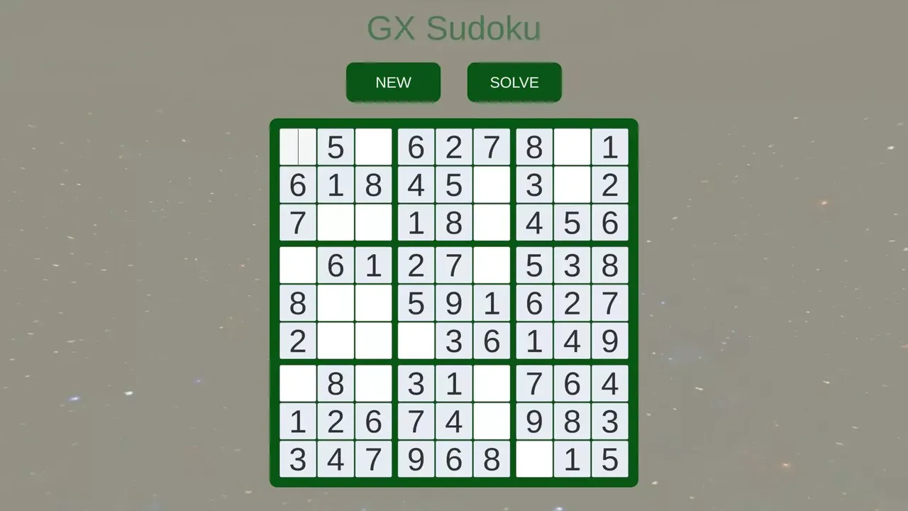 -GX Sudoku-游戏截图-好玩游戏库