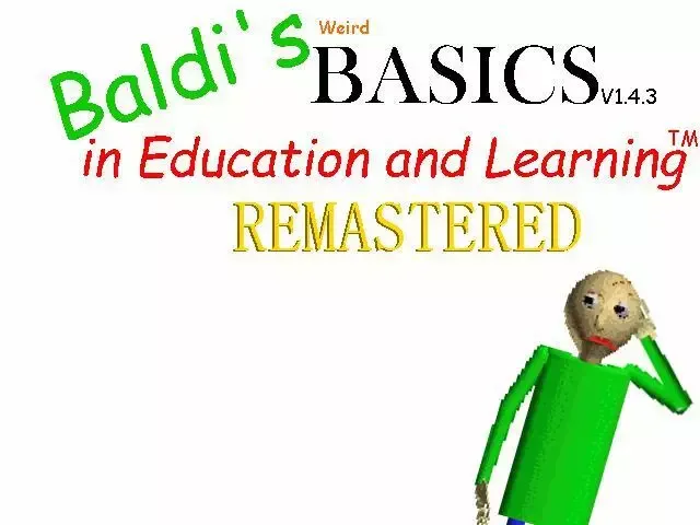 -baldi's weird basics REMASTERED-游戏截图-好玩游戏库