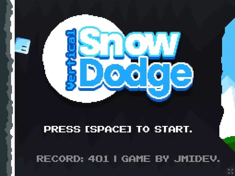 -Vertical Snow Dodge-游戏截图-好玩游戏库