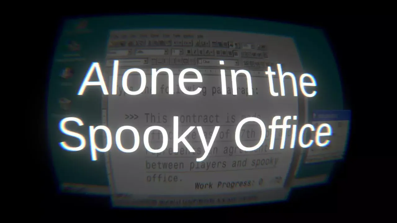 Alone in the Spooky Office