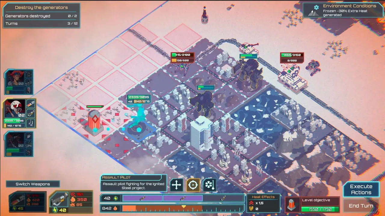 -Ignited Steel: Mech Tactics-游戏截图-好玩游戏库