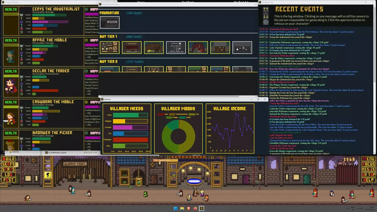 -Desktopia: A Desktop Village Simulator-游戏截图-好玩游戏库