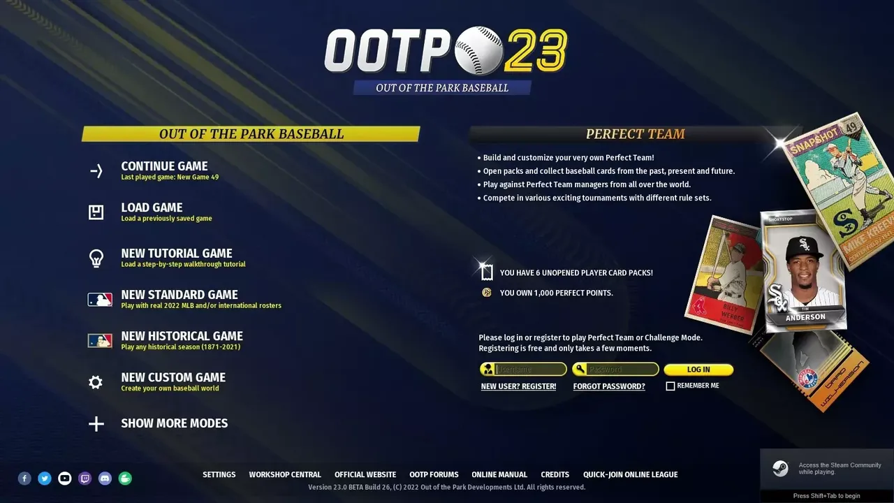 Out of the Park Baseball 23