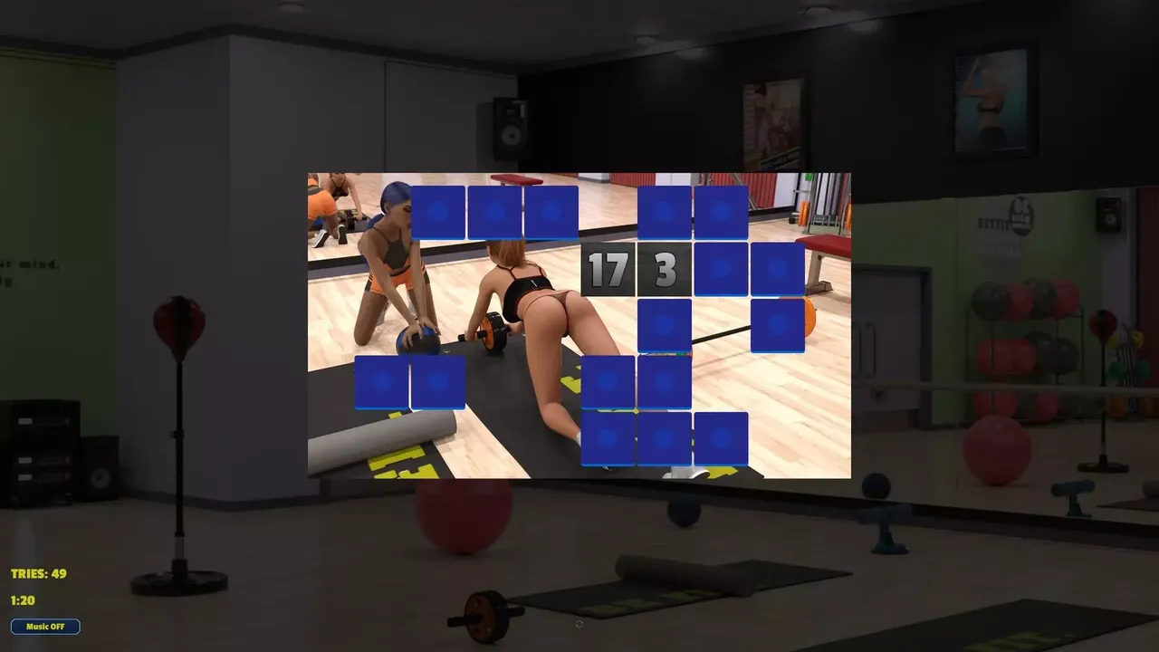 Memory Puzzle – Futanari Gym