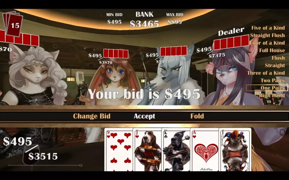 -Furry Sex: Poker 🃏♥️-游戏截图-好玩游戏库
