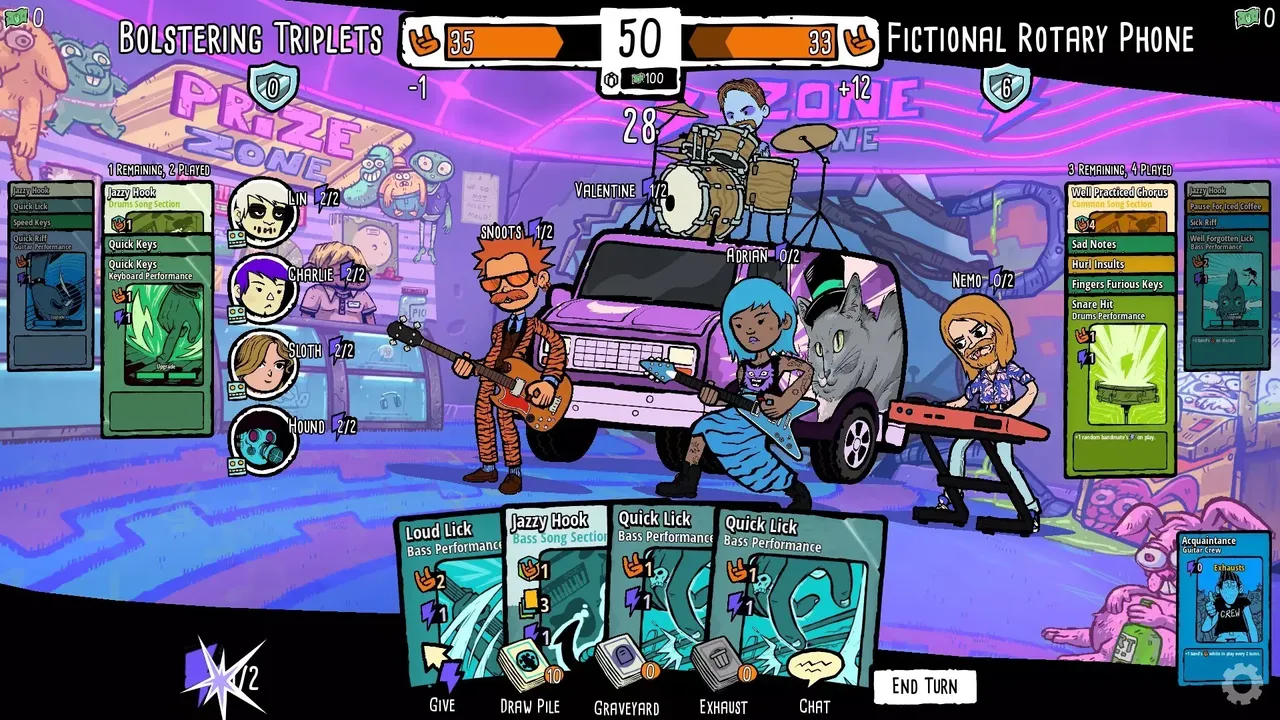 Battle Bands: Rock & Roll Deckbuilder