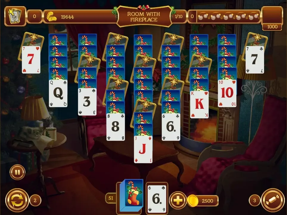 -Solitaire Game Christmas-游戏截图-好玩游戏库