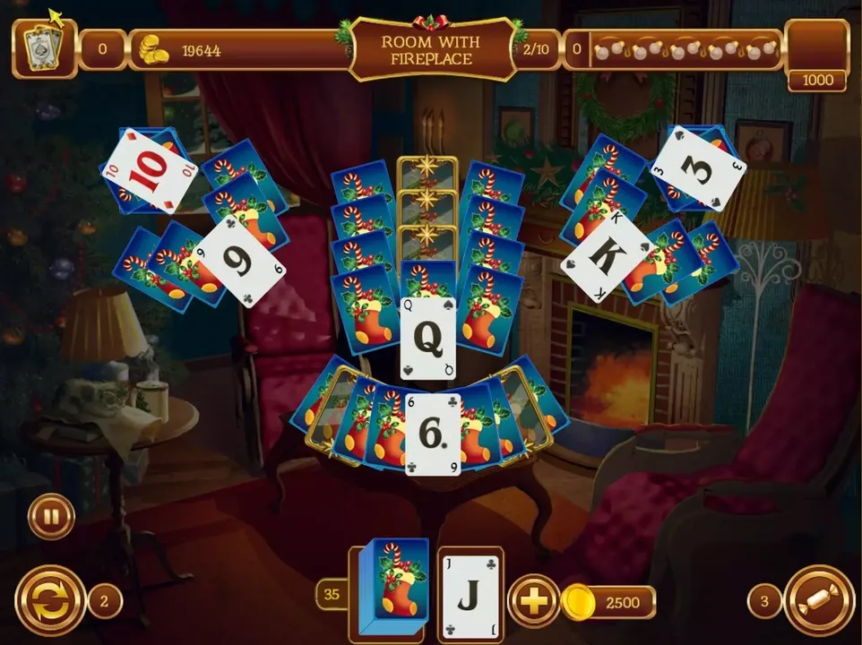 -Solitaire Game Christmas-游戏截图-好玩游戏库