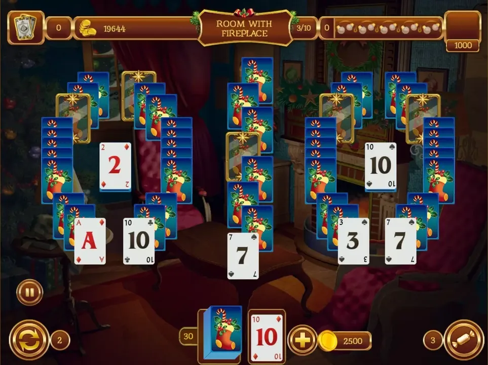 -Solitaire Game Christmas-游戏截图-好玩游戏库