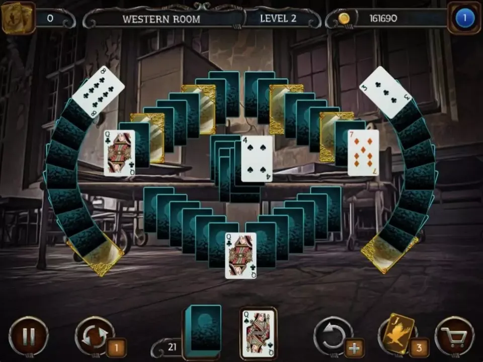 -Mystery Solitaire. The Black Raven 2-游戏截图-好玩游戏库