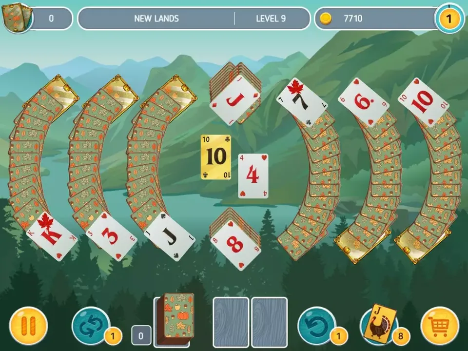 -Solitaire Match 2 Cards. Thanksgiving Day-游戏截图-好玩游戏库