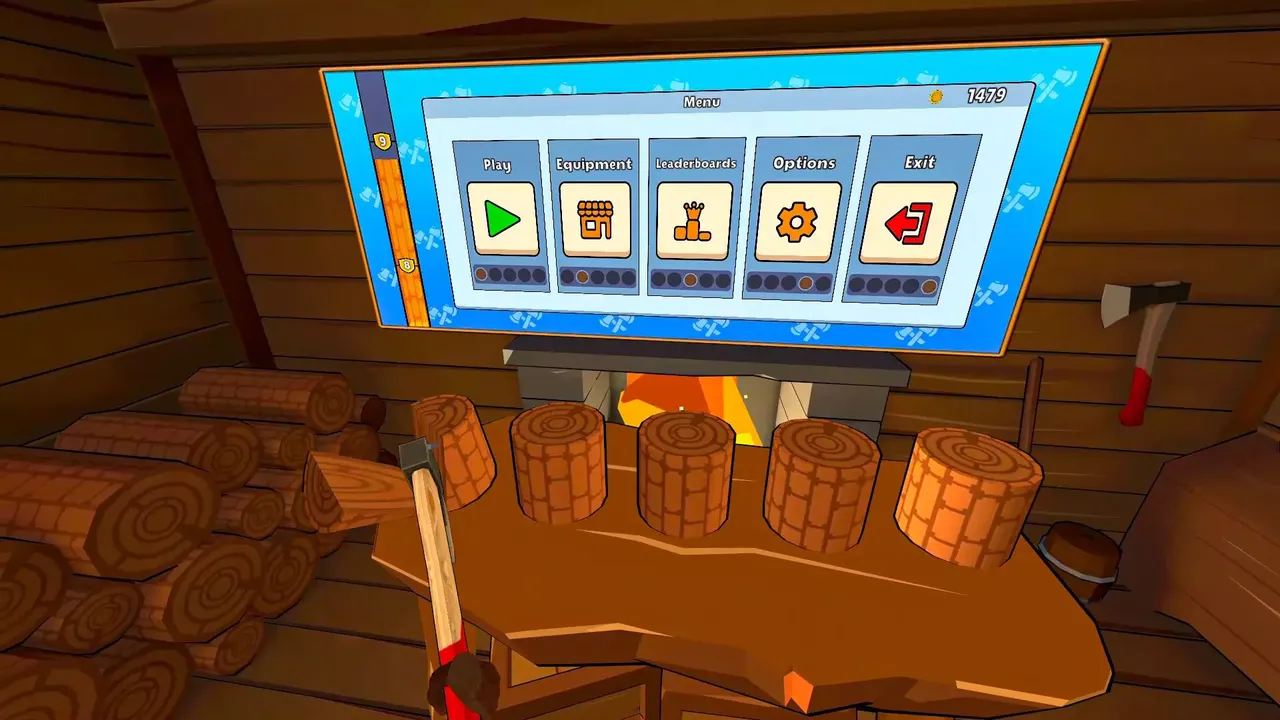 Timberman VR – grab an axe, chop trees, beat records!