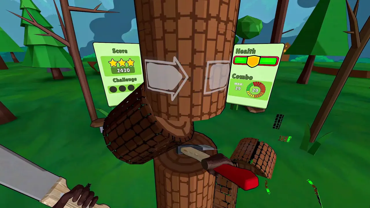-Timberman VR - grab an axe, chop trees, beat records!-游戏截图-好玩游戏库