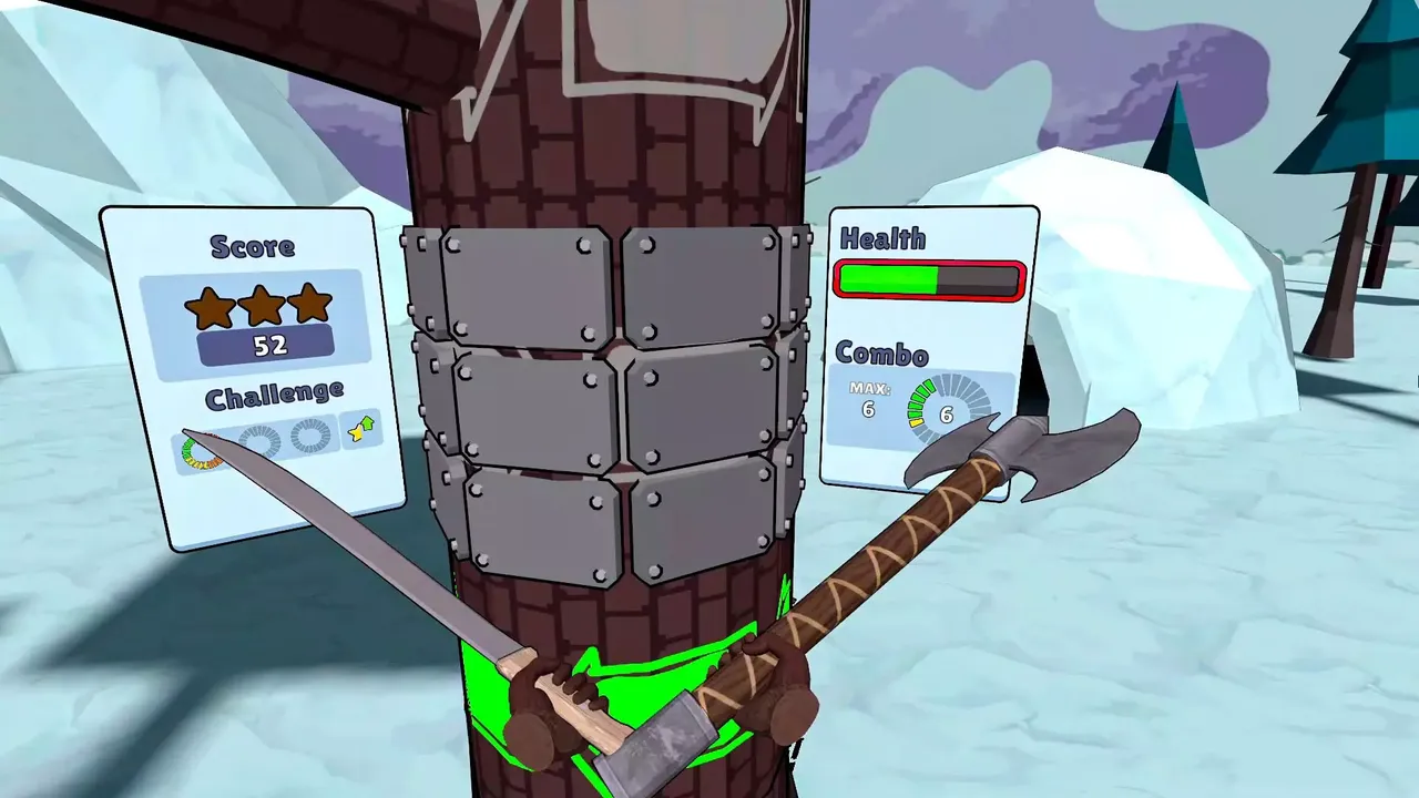 -Timberman VR - grab an axe, chop trees, beat records!-游戏截图-好玩游戏库