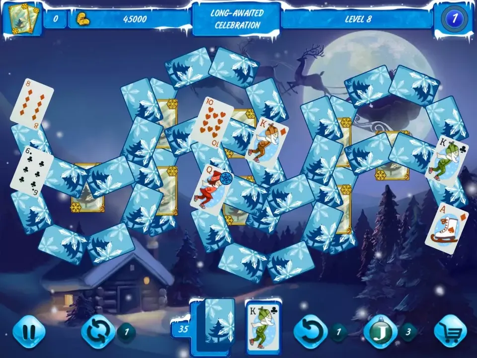 -Solitaire Jack Frost Winter Adventures 3-游戏截图-好玩游戏库