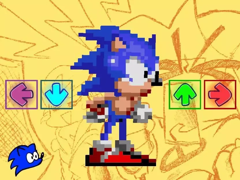-FNF - Dorkly sonic [TEST]-游戏截图-好玩游戏库