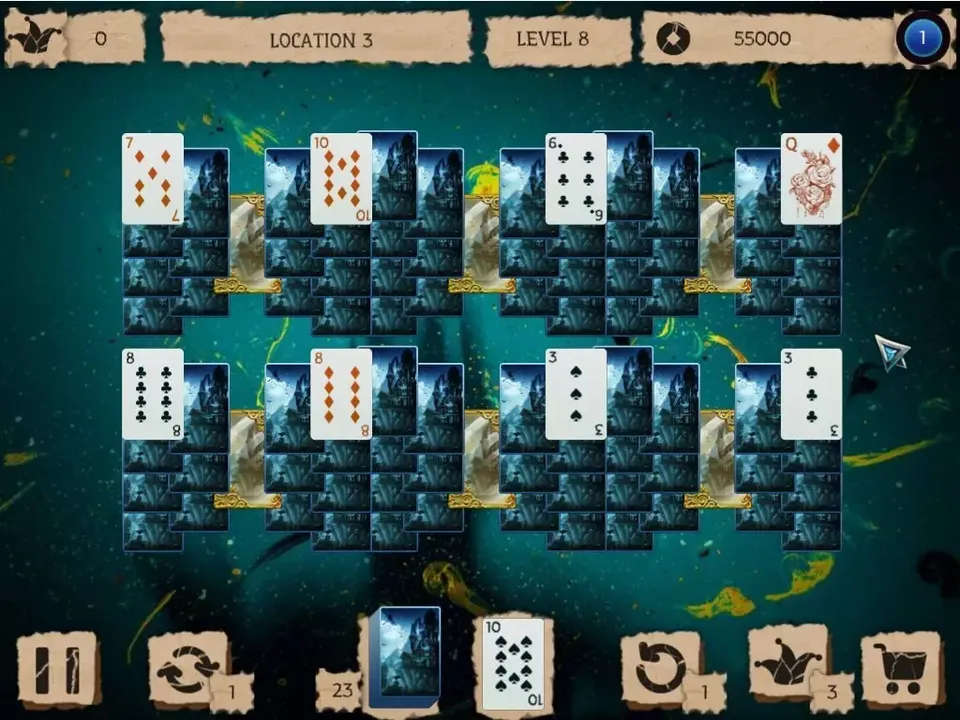 -Mystery Solitaire. The Black Raven 3-游戏截图-好玩游戏库
