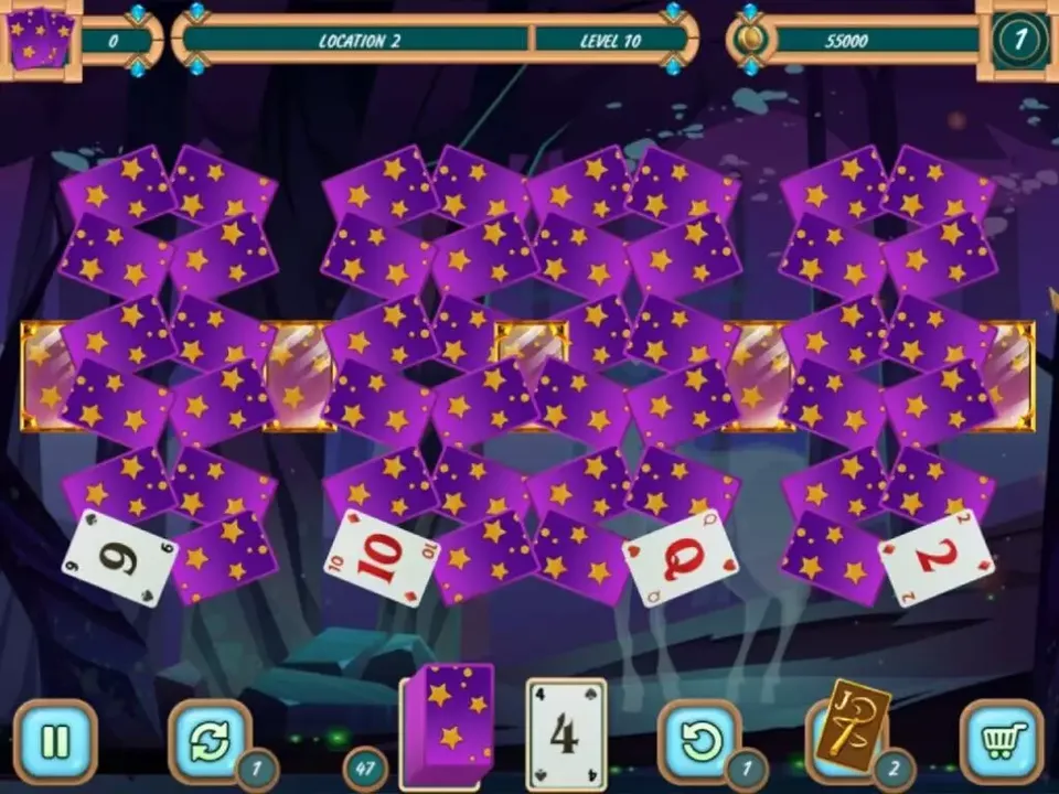 -Sweet Solitaire. School Witch 3-游戏截图-好玩游戏库