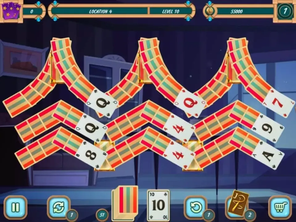 -Sweet Solitaire. School Witch 3-游戏截图-好玩游戏库